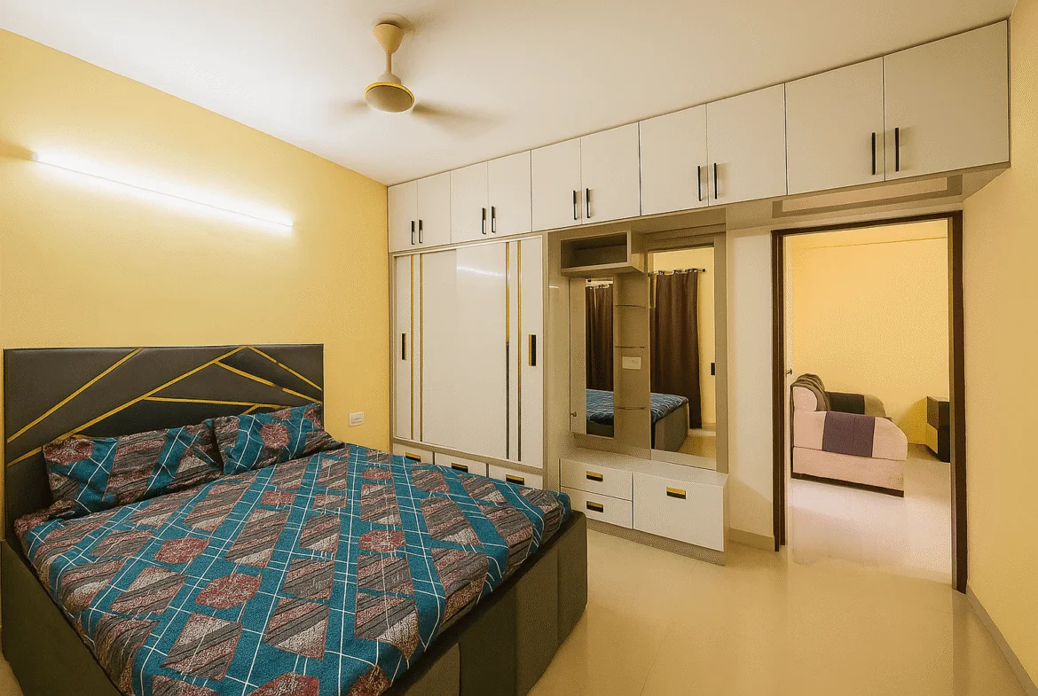 2 BHK flat bedroom in Pyramid Heights Sector 85 Gurgaon
