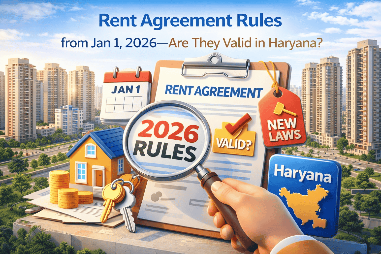 Rent Agreement Rules from January 1, 2026—validity in Haryana explained